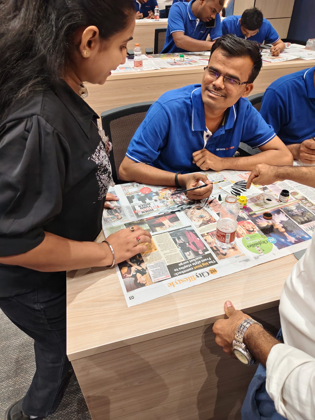 Tata AutoComp Mandala art workshop